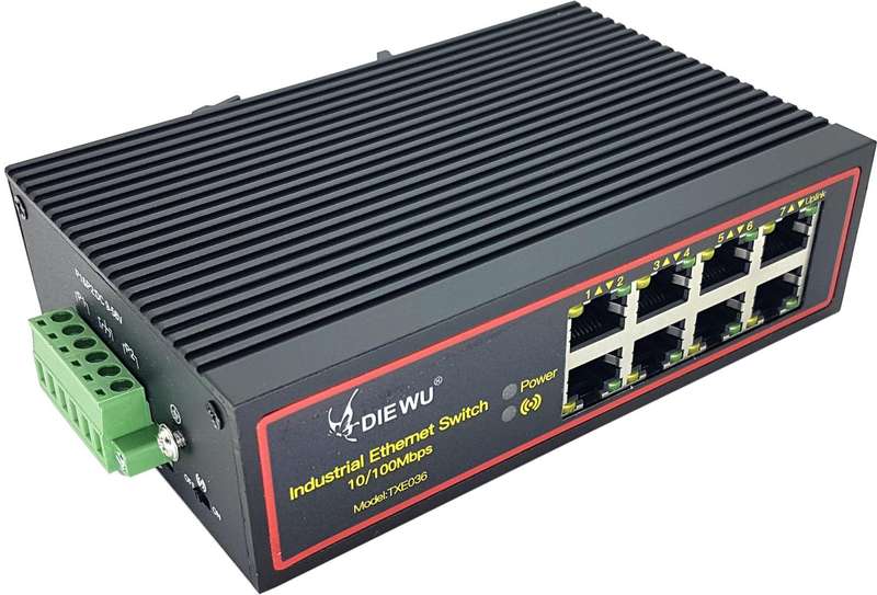 8-PORT 10/100M INDUSTRIAL SWITCH