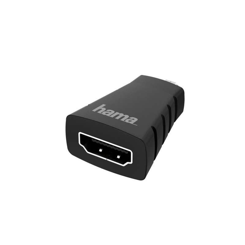 HAMA HDMI ADAPTER MICRO-HDMI PLUG TO HDMI SOCKET 4K