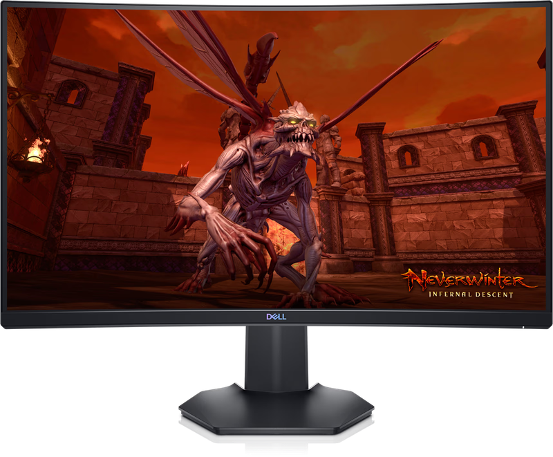 DELL 27 CURVED FHD GAMING MONITOR S2721HGFA-69CM,FHD 1920 X 1080, 144 HZ,2X HDMI 1.4, 1X DISPLAYP...