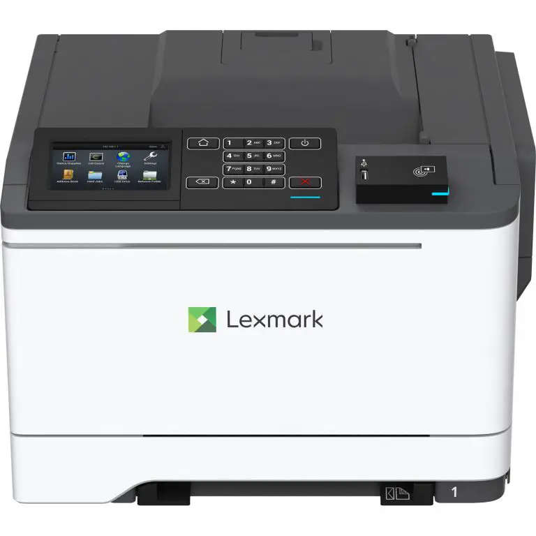 LEXMARK CS622DE, E-TASK TOUCH SCREEN OPENS A WORLD OF CONVENIENCE AND PRODUCTIVITY APPS, WHILE HI...