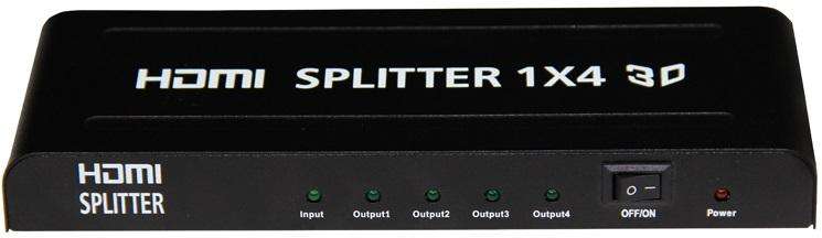 1 IN 4 OUT HDMI 4K SPLITTER BOX