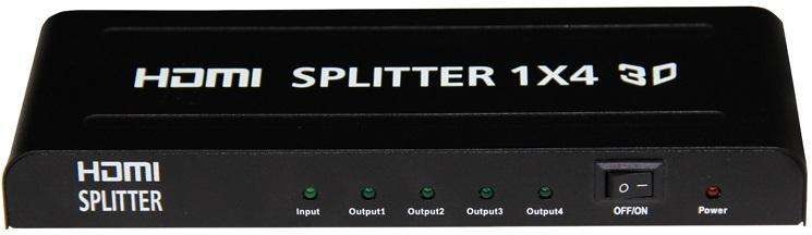 1 IN 4 OUT HDMI 4K SPLITTER BOX