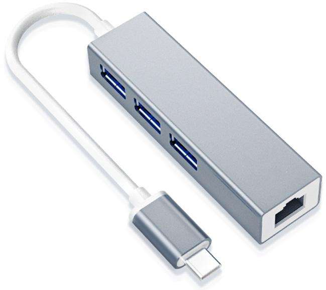 TYPE-C  TO 3 X USB3.0 + GIGLAN