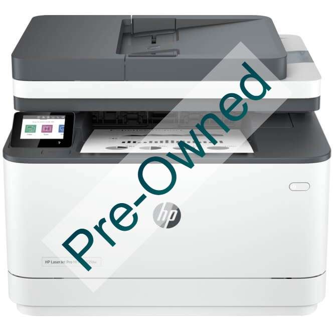CPO HP LASERJET PRO MFP 3103FDW PRINTER. FUNCTIONS: PRINT, COPY, SCAN, FAX. PRINT TECHNOLOGY: LAS...