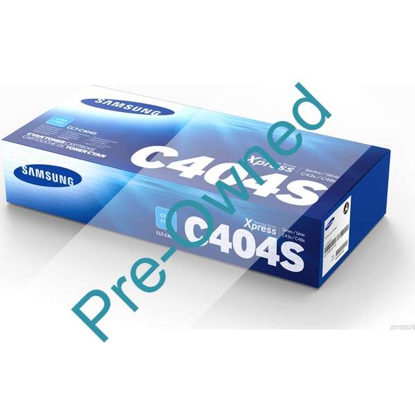 CPO SAMSUNG CLT-C404S CYAN TONER CPO - BOX OPENED/BOX DAMAGED