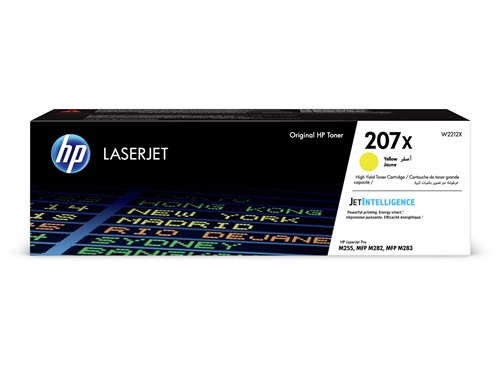 HP 207X YELLOW LASERJET TONER CARTRIDGE - COLOR LASERJET PRO M225/MFP M283
