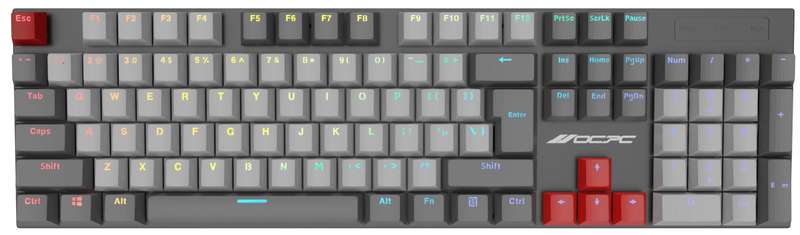 ZERO PRO GAMING KEYBOARD DARK GREY