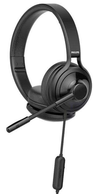 PHILIPS USB ON-EAR HEADPHONES+ MIC