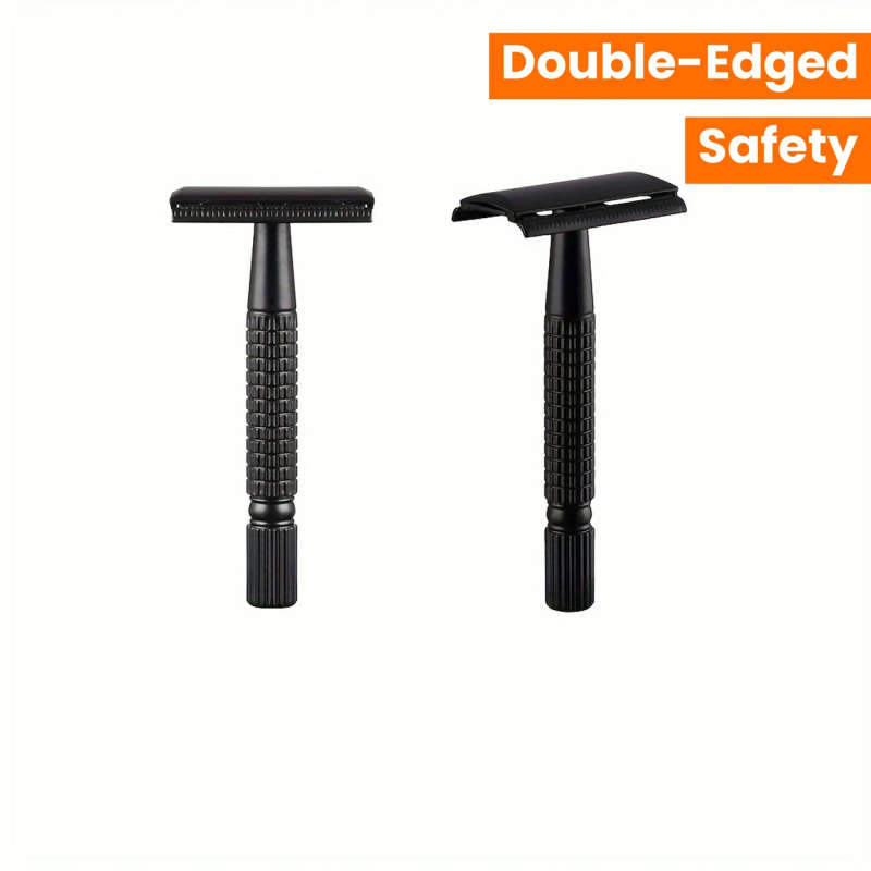Premium Matte Black Double Edge Safety Razor