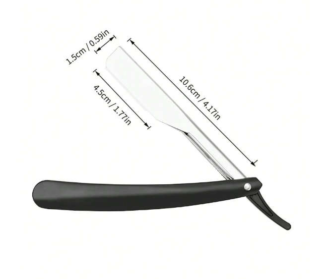 Straight Razors For Men & 10 Blades
