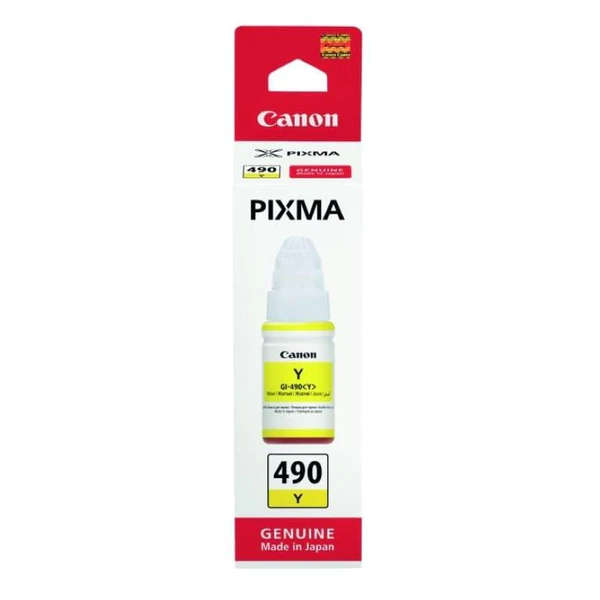 Canon G140/ G1410 Original Yellow 70ml Ink Bottle GI-490