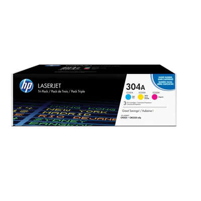 Hp CP2025, CM2320mfp Original 3pack Toner Cartridge 304A