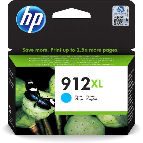 HP 3YL81AE Original Cyan Ink Cartridge 912XL
