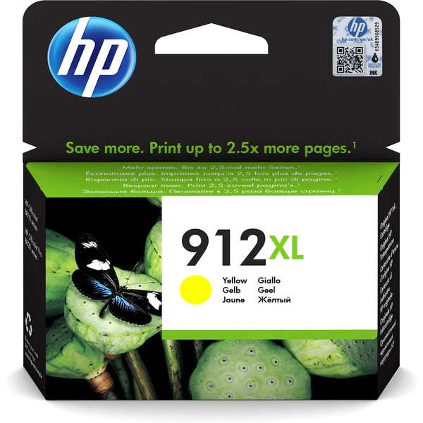 HP 3YL83AE Original Yellow Ink Cartridge 912XL