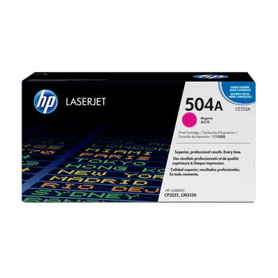 Hp CP3525 CM3530 Original Magenta Toner Cartridge 504A