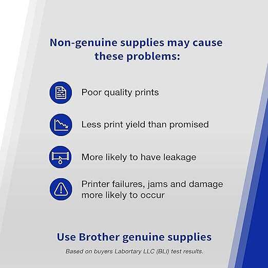 Brother BT5000 Ink for DCPT500W DCPT710W MFCJ910DW Series Printer 48.8 ml, Magenta