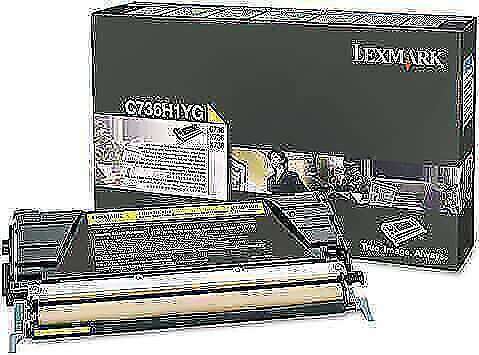Lexmark C-736dn Original Yellow High Yield Toner Cartridge C736H1YG