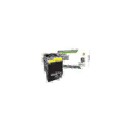 Lexmark CX510 Original Yellow Toner Cartridge (80C8XYE)
