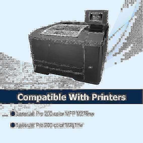 Hp Pro M251 MFP M276 Compatible Yellow Toner Cartridge 131A