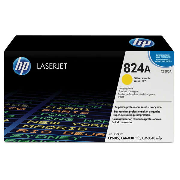 HP CB386A Original Yellow Image Drum 824A 23,000 pages