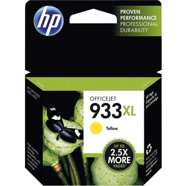 Hp OfficeJet 7510 Original Yellow Ink Cartridge 933XL