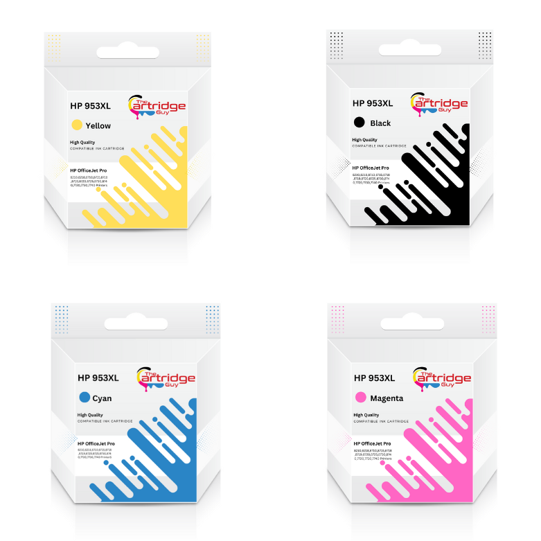Hp OfficeJet Pro 7720 7740 Compatible Value Pack Ink Cartridge 953XL