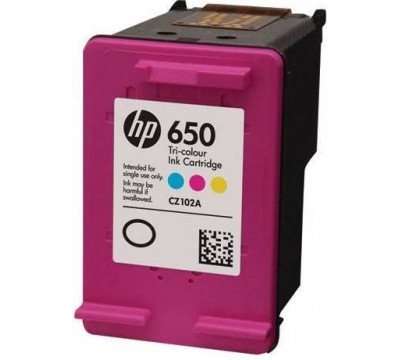 Compatible Hp CZ102AE Ink Cartridge 650 Tri-Colour