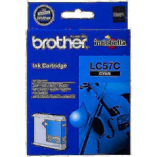 Brother DCP130C / DCP330C Original Cyan Ink Cartridge LC-57