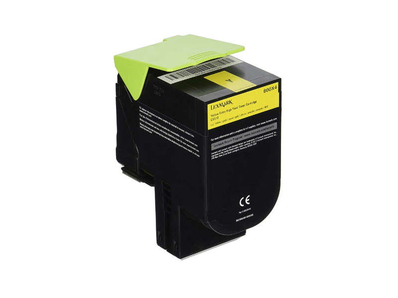 Lexmark CX510 Original Yellow Toner Cartridge (80C8XYE)