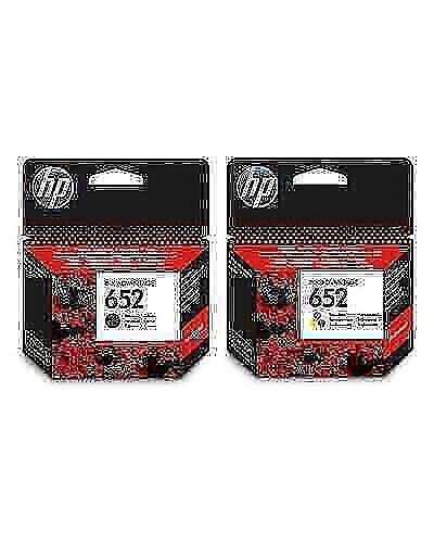 Original HP F6V25AE Ink Cartridges Combo Pack 652