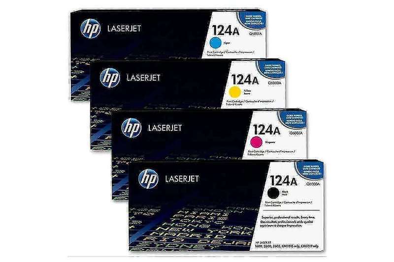 Hp 1600 CM1015mfp Original Multipack Toner Cartridge 124A