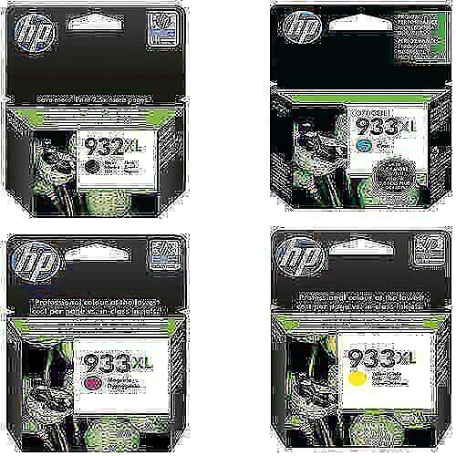 Hp OfficeJet 6100 ,7510 WF Original Multipack Ink Cartridge 933XL