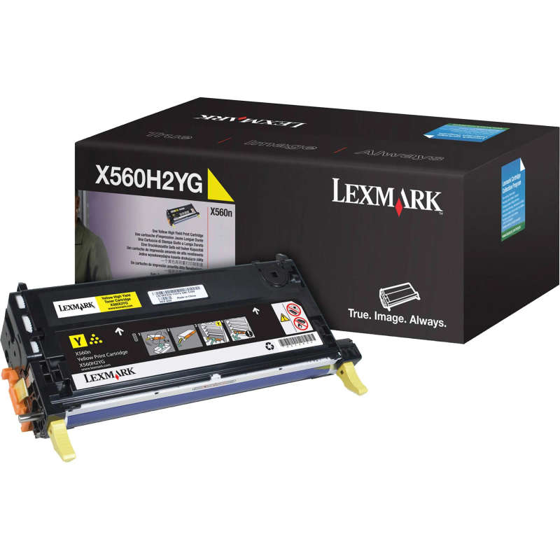 Lexmark X560N MFP Original Yellow Toner Cartridge (X560H2YG)
