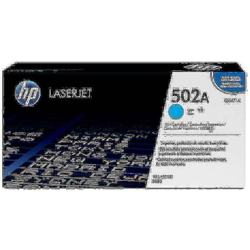 HP LaserJet 3600, 3600n Original Cyan Toner Cartridge 502A