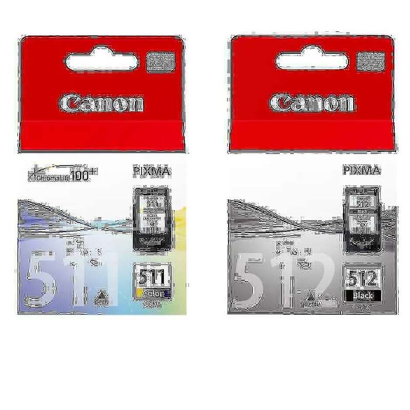Canon IP2700, MP240 Black & Tri-Colour Ink Cartridges CL-511/PG-512