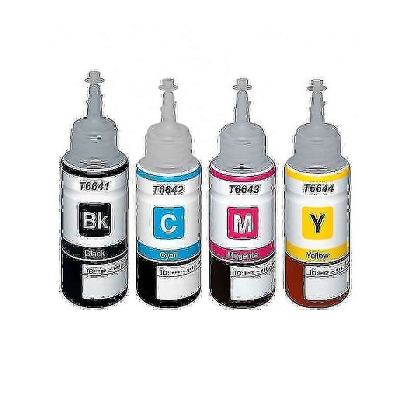 Epson Tank L605,L655 Compatible Value Pack Ink Cartridge T 6641/6642/6643/6644
