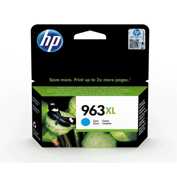 Hp Pro 9010, 9012 Original Cyan Ink Cartridge 963XL