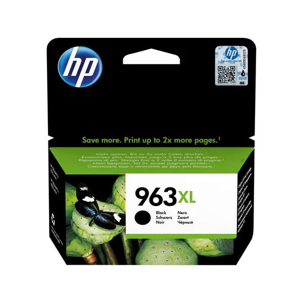 Hp Pro 9010, 9012 Original Black Ink Cartridge 963XL