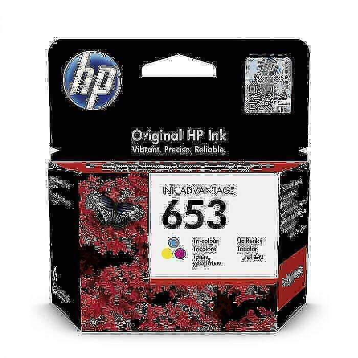 HP Deskjet 6075 Original Tri-color Ink Cartridge 653