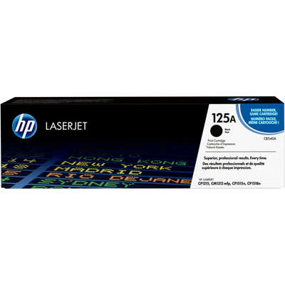 Hp CP1215, CM1312mfp Original Black Toner Cartridge 125A