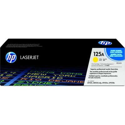 Hp CP1215, CM1312mfp Original Yellow Toner Cartridge 125A