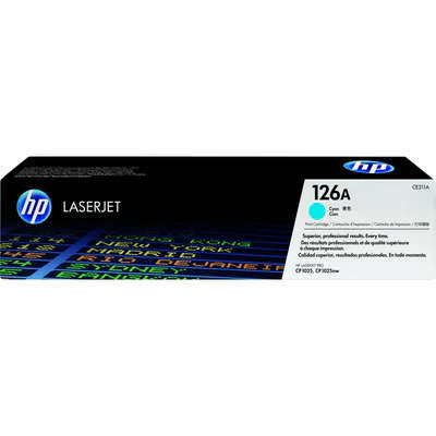 Hp CP1025, CP1025nw Original Cyan Toner Cartridge 126A