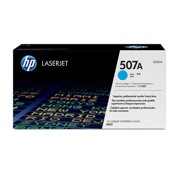 Hp Enterprise M551, M575 Original Cyan Toner Cartridge 507A