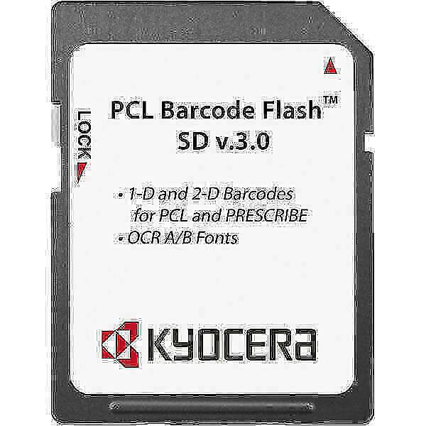 Kyocera SD version of PCL Barcode Flash ver 3.0 Original