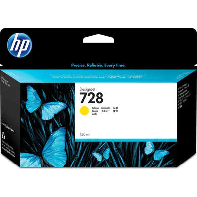 Hp H3WX25A Original Yellow Ink Cartridge 728 130ml