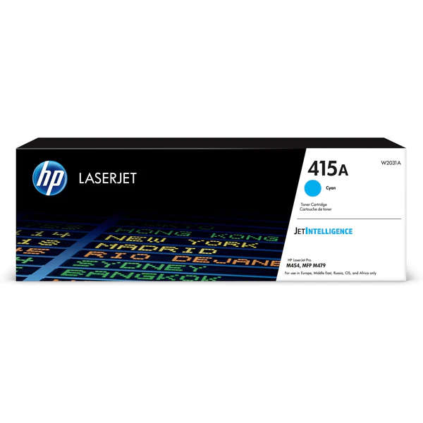 Hp M454 W2031A Original Cyan Toner Cartridge 415A