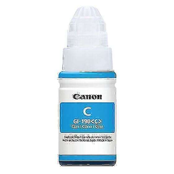 Canon G1100 G1110 Compatible Cyan Ink Bottle GI-190