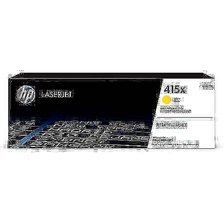 Hp Color LaserJet Pro M454, M455 Original High Yield Yellow Toner Cartridge 415X