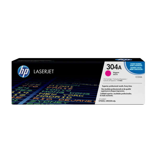 Hp CP2025, CM2320mfp Original Magenta Toner Cartridge 304A