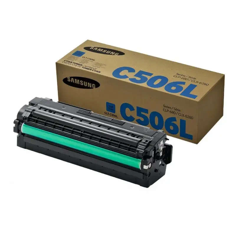 Samsung CLX6260 Original Cyan Toner Cartridge CLT-C506L